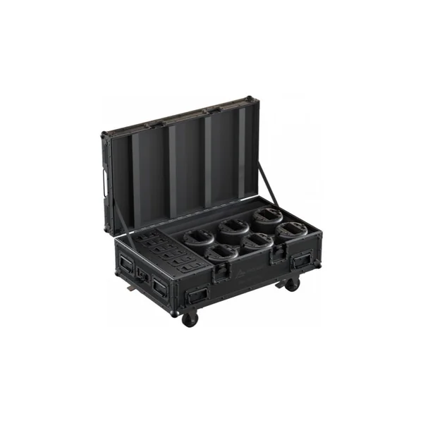 PROLIGHTS SMART BATPLUSG2 Pack de 6 Projecteurs Sur Batterie FULL RGBW 4 X 20 Watts IP65 En Flightcase