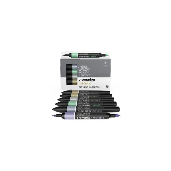 Promarker Metallic assortiment 6 marqueurs métalliques