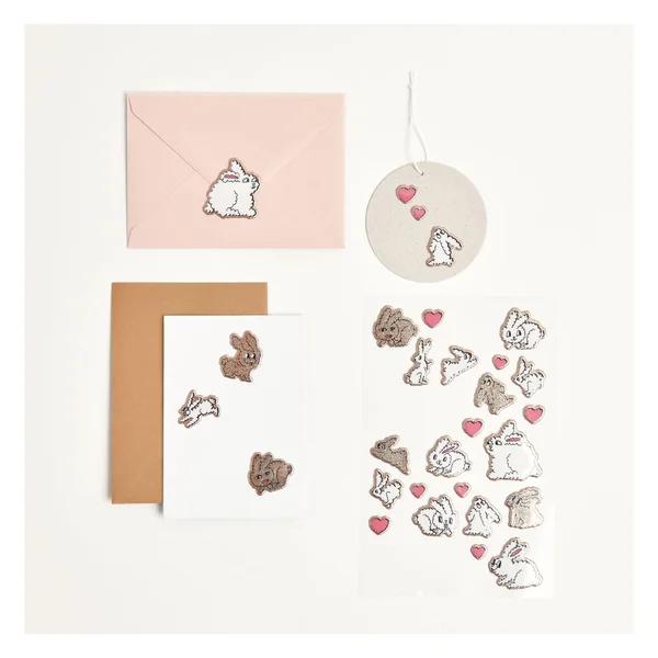 Puffy stickers « Lapins Futschikato »