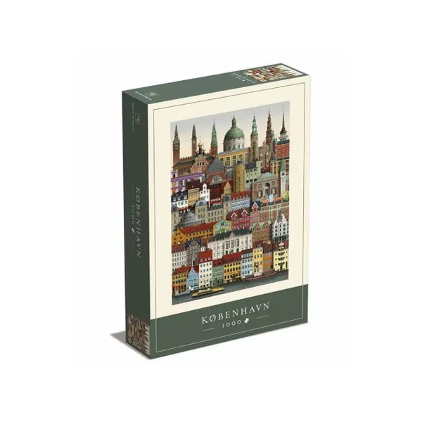Puzzle 1000 pièces - Copenhague (Kobenhavn) - Martin Schwartz