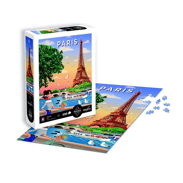 Puzzle 500 pièces France : Paris par Calypto
