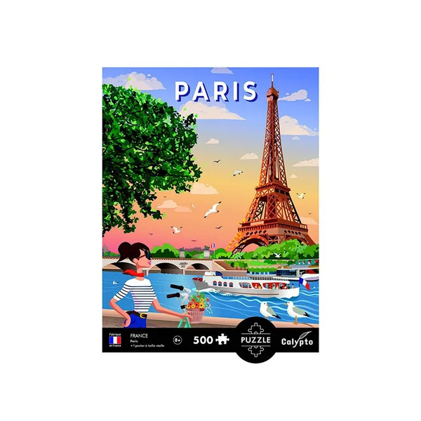 Puzzle 500 pièces France : Paris par Calypto