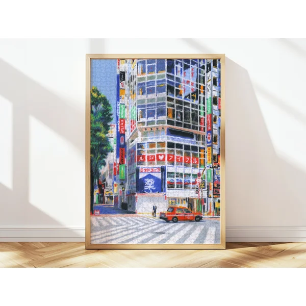 Puzzle Central Road Shinjuku par Clément Thoby - 1000 pièces