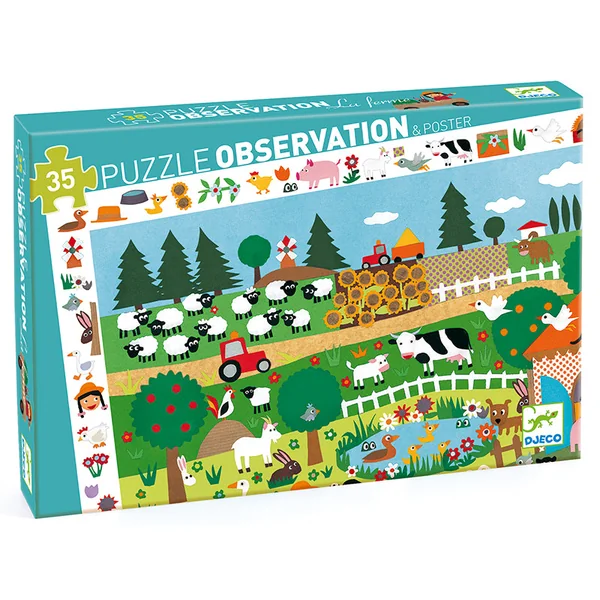 Puzzle La ferme - 35 pcs - FSC MIX