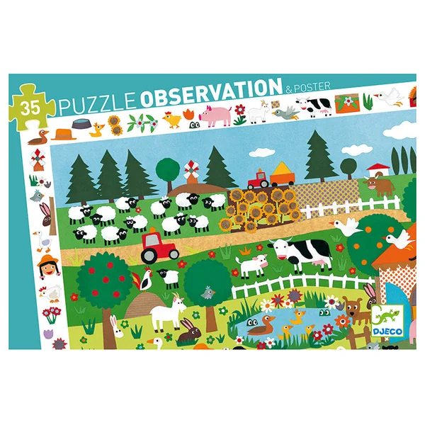 Puzzle La ferme - 35 pcs - FSC MIX