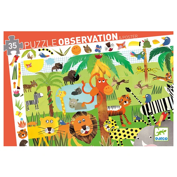 Puzzle La Jungle - 35 pcs