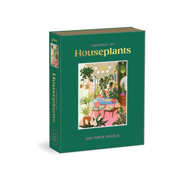 Puzzle Lighting 101 : Houseplants - 500 pièces - Galison
