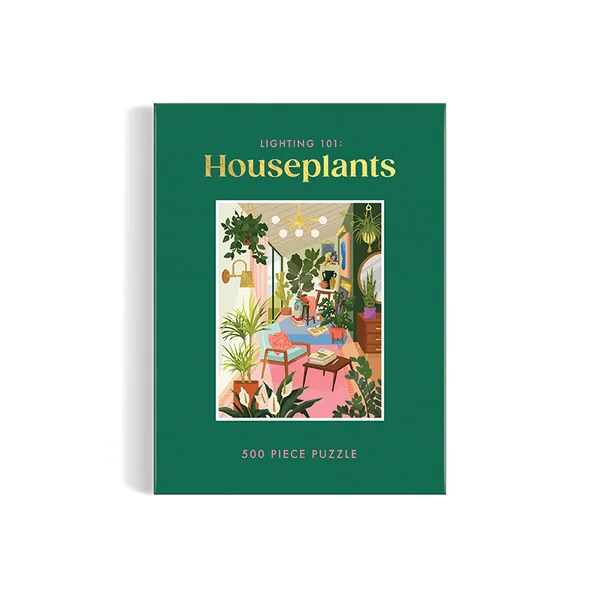 Puzzle Lighting 101 : Houseplants - 500 pièces - Galison