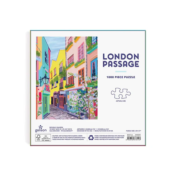 Puzzle London Passage - 1000 pièces - Galison