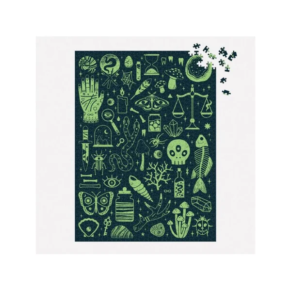 Puzzle Occult & Curious - 1000 pièces luminescent - Galison