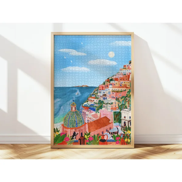 Puzzle Positano par Flore @Papier Coton - 1000 pièces
