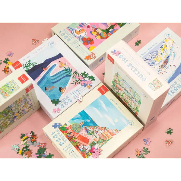 Puzzle Positano par Flore @Papier Coton - 1000 pièces