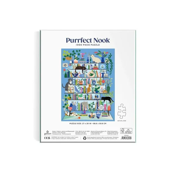 Puzzle Purrfect Nook - 1000 pièces - Galison