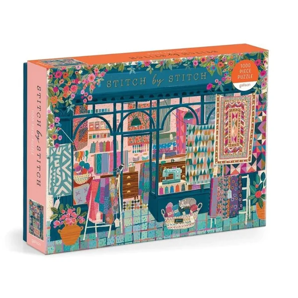 Puzzle Stitch by Stitch - 1000 pièces - Galison