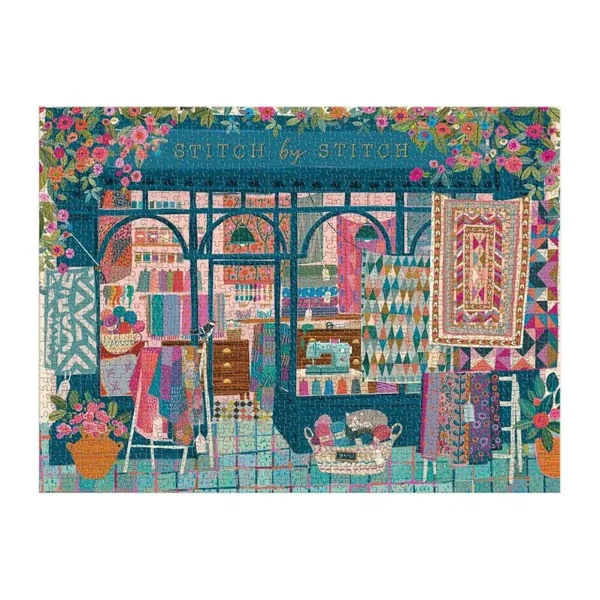 Puzzle Stitch by Stitch - 1000 pièces - Galison