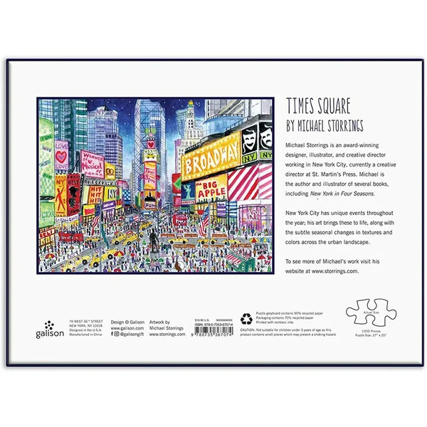 Puzzle Times Square - 1000 pièces - Galison