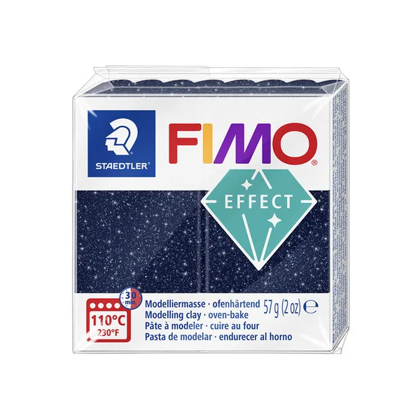 Pâte Fimo EFFECT galaxy Pailletée Bleu 352