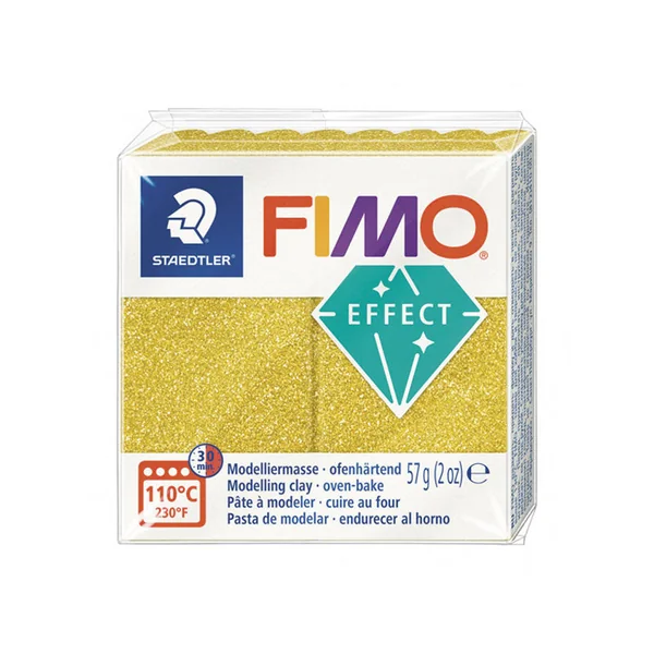 Pâte Fimo EFFECT Pailletée Or 112