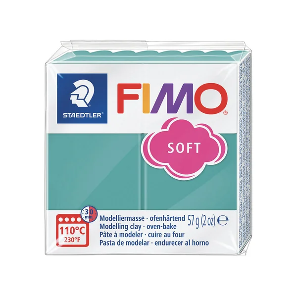 Pâte Fimo soft bleu ocean vague marine T36