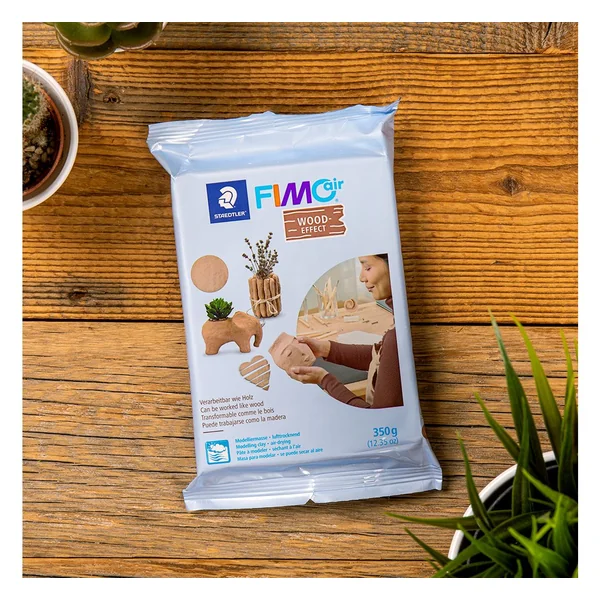 Pâte à modeler « FIMOair Wood effect »