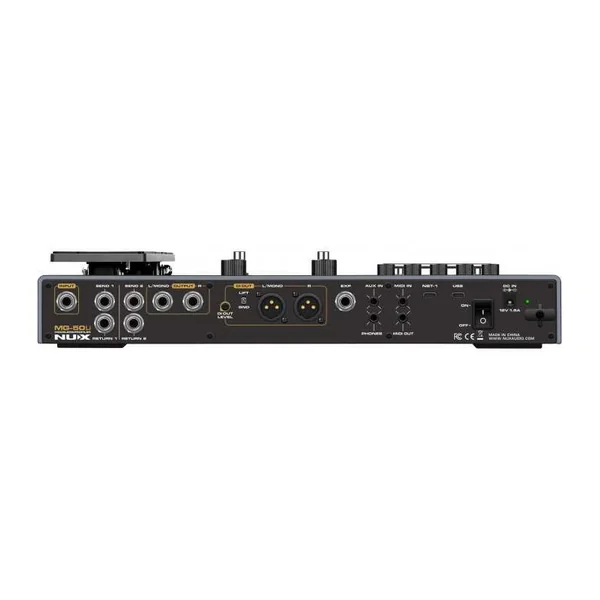 Pédalier Multi-Effets NUX - MG50LI-DB - modéliseur guitare et basse, Dark Blue