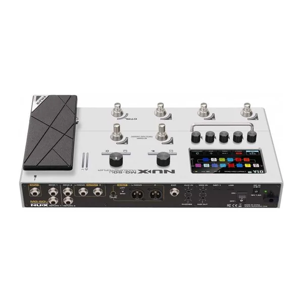 Pédalier Multi-Effets NUX - MG50LI-W - modéliseur guitare et basse, White