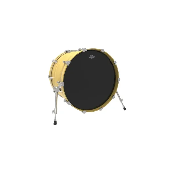 REMO Ebony 28" Bass Ambassador