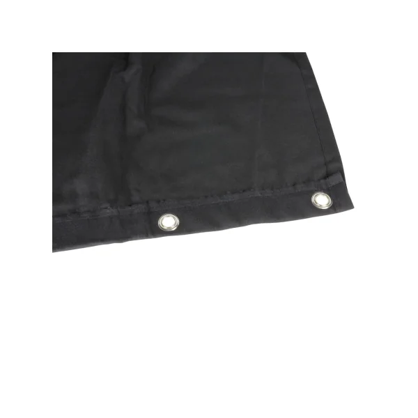 Rideau noir 4m(Long) 3m(Haut) Certifié B1 avec oeillets acier ourlé