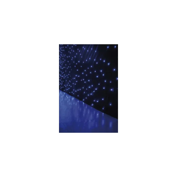 Rideaux à LEDs Showtec Star Dream 6m x 3m 128 LED Blanches + Contrôleur