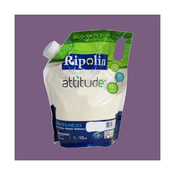 RIPOLIN Peinture Attitude Satin 1L Améthyste