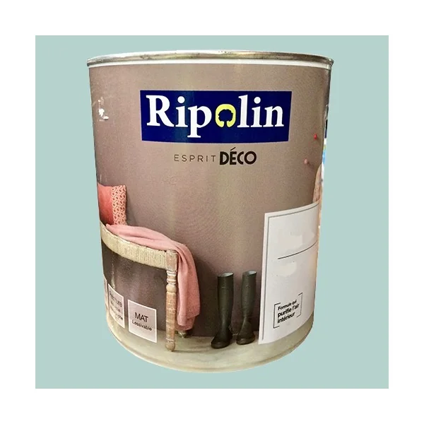 RIPOLIN Peinture Esprit Déco Bleu dragée Mat