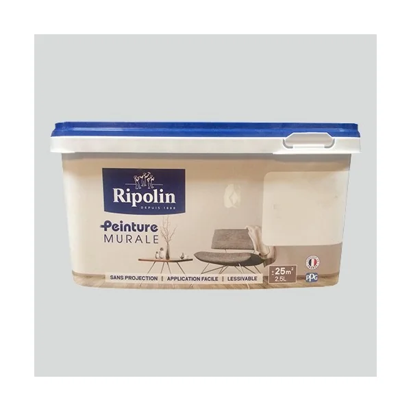 RIPOLIN Peinture Murale Gris souris Satin