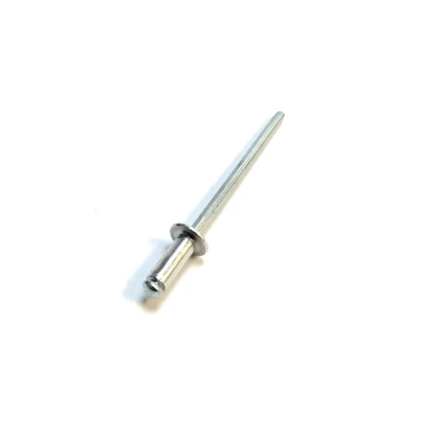Rivet tête plate alu pour embase type D 3.2 x 8 mm