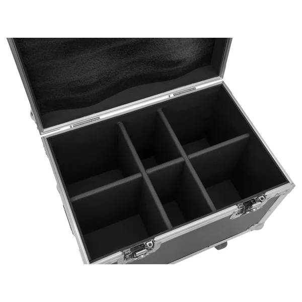 ROADINGER Flightcase 4x LED TMH-13/17/S30/W36 with wheels