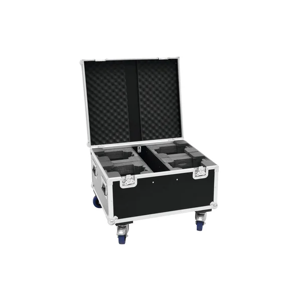 ROADINGER Flightcase 4x LED TMH-X1 Moving Head Beam with wheels