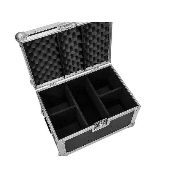 ROADINGER Flightcase 4x SILENT PAR 6 QCL FLOOR