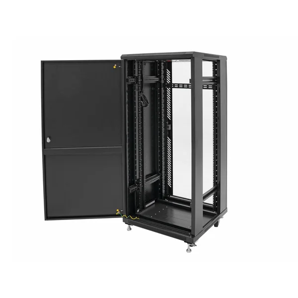 ROADINGER SSC-24 Steel Cabinet with Glass Door 24U
