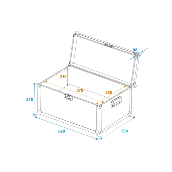 ROADINGER Universal Transport Case 60x30x30cm