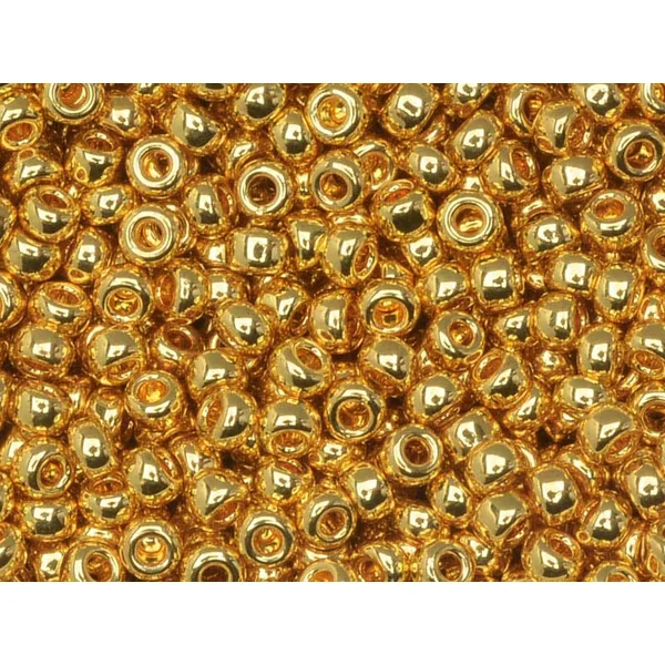 Rocailles Miyuki 11/0 24kt gold plated - 191