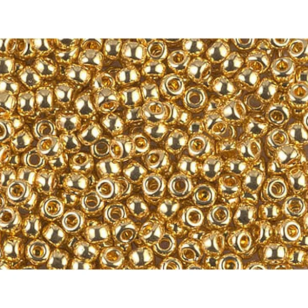 Rocailles Miyuki 11/0 24kt gold plated - 191