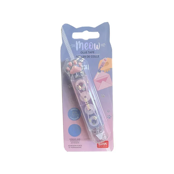 Roller de colle patte de chat pastel - Legami