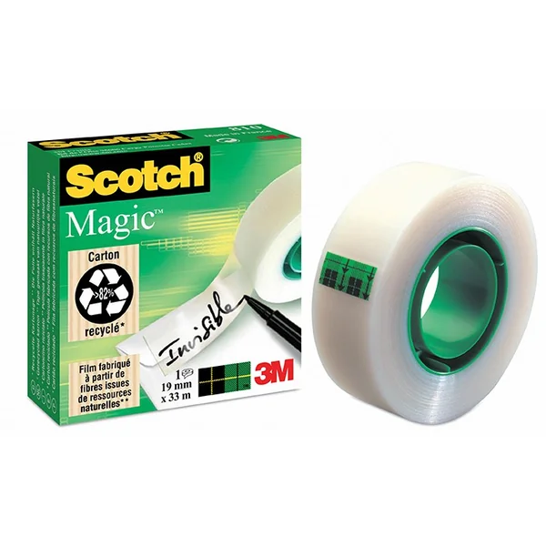 Ruban invisible Scotch® Magic™, 1 rouleau /paquet