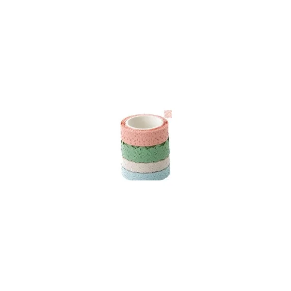 Rubans Washi Tape motifs pastel