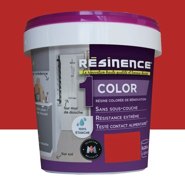 Résine Epoxy RESINENCE Color Rouge
