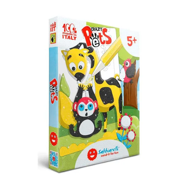 Sabbiarelli Sand-it for Fun Midi kit « Crazy Pets »