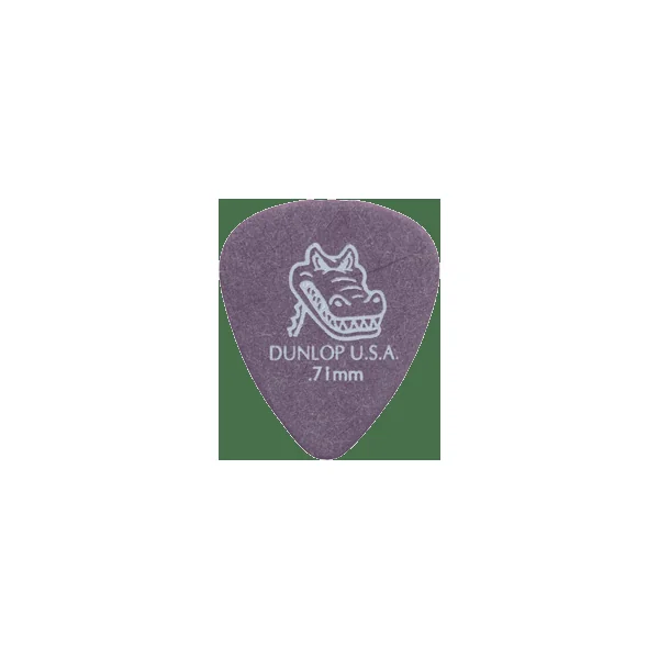 Sachet de 12 Mediators Dunlop Gator Grip 417P71 0.71 MM