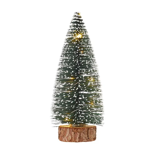 Sapin miniature à éclairage LED, 14 cm