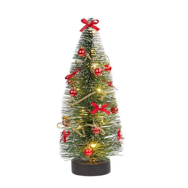 Sapin miniature à éclairage LED, 14 cm