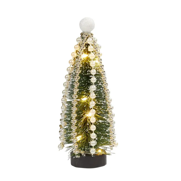 Sapin miniature à éclairage LED, 20 cm