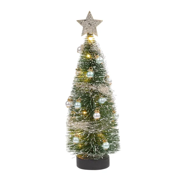 Sapin miniature à éclairage LED, 20 cm